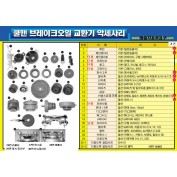 부흥쿨맨 브레이크오일교환기 아답타 #1~#30선택 현대,기아,삼성 자동차용
