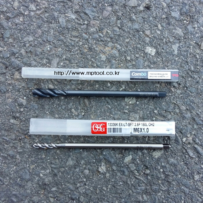 YG-1 롱HSS스파이럴탭 M10X1.0(가열쁘러그작업용) T1837442