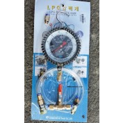 LPG기화기압력계 정진 1,2차겸용 JLG-01