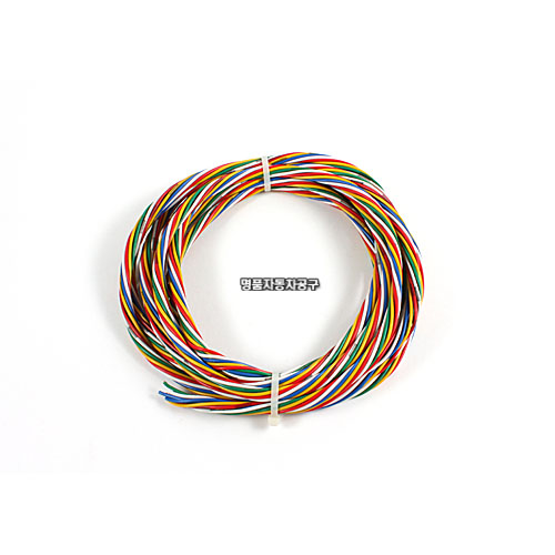 오색선 0.75sq (5M) 오색배선10줄 자동차전기선