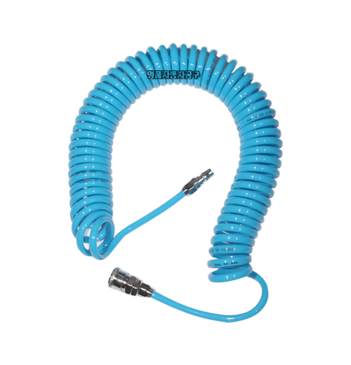 우레탄코일호스 내5mm 외8mm 길이7.5M 고급형 스프링호스