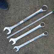 콤비네이션렌치 저가형 33~50mm 가다 조합렌치 편구스파나