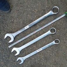 콤비네이션렌치 저가형 33~50mm 가다 조합렌치 편구스파나