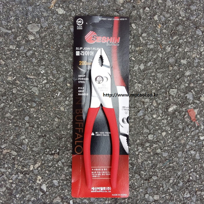 세신 슬립조인트플라이어 8인치(200mm) 일반형 T6AA032, 그립형 T6AA300 선택