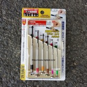 시계드라이버세트 철재 PR-810 +1팁, +0팁, +00팁, -2팁, -1.4팁, -1팁