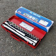 킹토니 4501MR 숏핸드소켓세트 1/2인치 15본조(8~27mm)