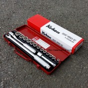 코겐 숏핸드소켓세트 4255M(6각) 16본조(8~24mm) KOKEN 1/2인치