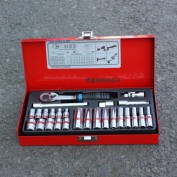 킹토니 2526SR 핸드소켓세트 1/4인치 inch 숏,롱 26본조(5/32