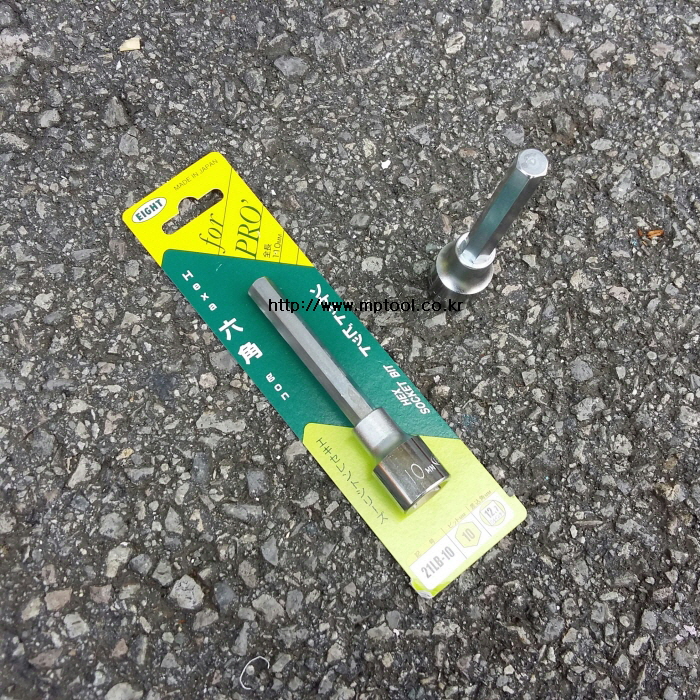 에이트 21LB 롱육각비트소켓 1/2인치 4mm,5mm,6mm,8mm,10mm,12mm,14mm,17mm 길이110mm