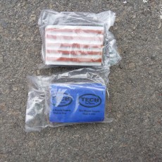 미국산USA 테크TECH  지렁이 끈끈이 노쥬브타이어빵구씰 SEAL 4인치(100mm) 1봉(25개)