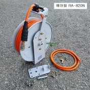 에어릴 KOREEL코릴 RA-820N 짧은타입20SF,긴타입BF12선택 에어호스릴 20M
