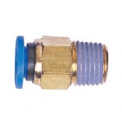 호스와 나사산연결 에어원터치피팅 PC08용 PC08-1/8, PC08-1/4, PC08-3/8, PC08-1/2