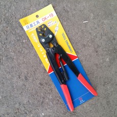단자압착기 OK-19 클램핑툴 둥근단자 1.5SQ, 2.5SQ, 6SQ, 10SQ,, 16SQ 사용.